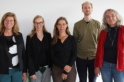 V. L.n. R.: Dr. Bettina Lelong, Ursula Mölders, Bärbel Rispler, Andrea Fromberg, Philipp Klever und Bärbel Rispler